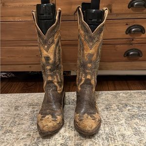 Ferrini leather brown boots